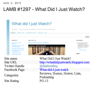 What Did I Just Watch Featured in The Lamb