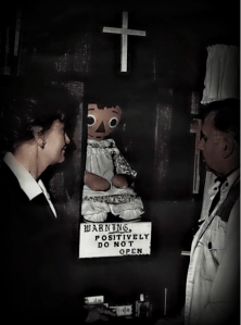Ed & Lorraine Warren with the real Annabelle Doll