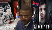 image of theatrical poster for Mikey, ray j, and digital poster for tubi orginal adopted